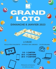 Grand loto le 8 janvier 2023