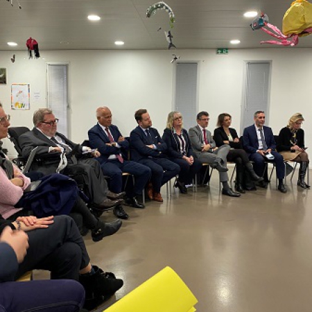 Visite de l'Unité d'Enseignement Externalisée Collège BADINTER à Quint-Fonsegrives