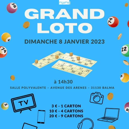 Grand loto le 8 janvier 2023