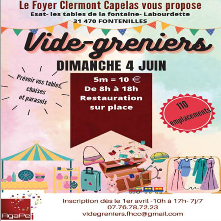 Vide Grenier Clermont-Capelas